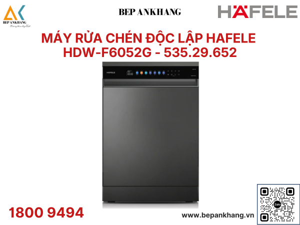 Máy rửa chén bát Độc Lập HAFELE - HDW-F6052G - 535.29.652 - Thương Hiệu Đức